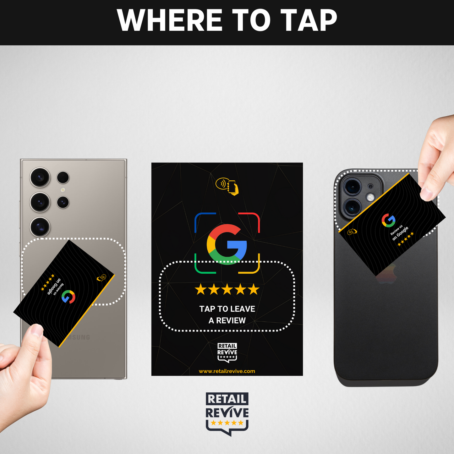 NFC Plaques for Restaurants, Food Trucks, Services...