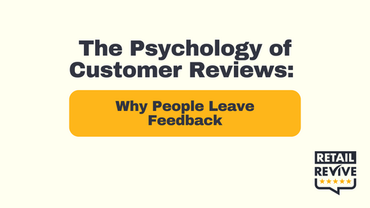 Illustration about why customers leave online reviews