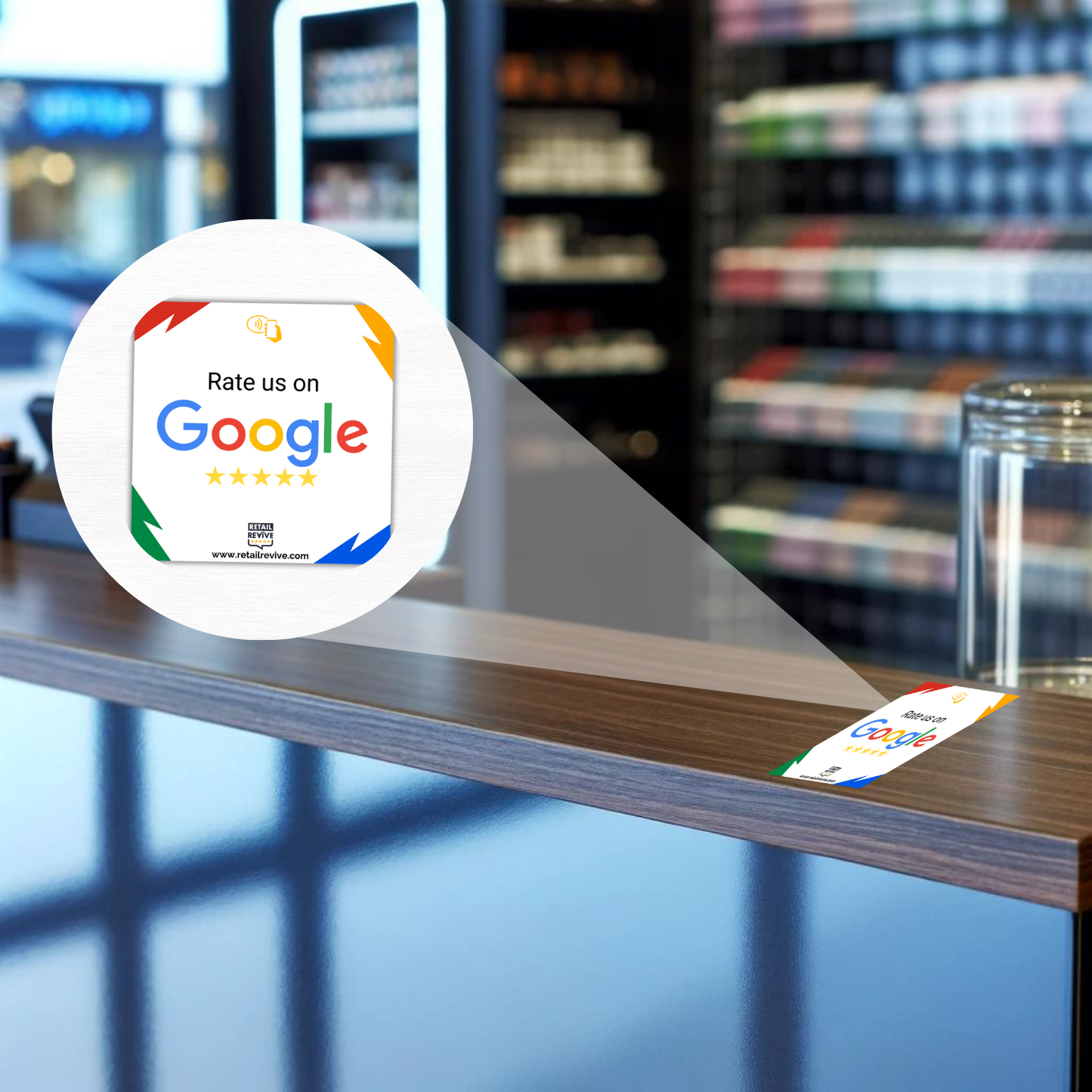 NFC Plaques for Restaurants, Food Trucks, Services...
