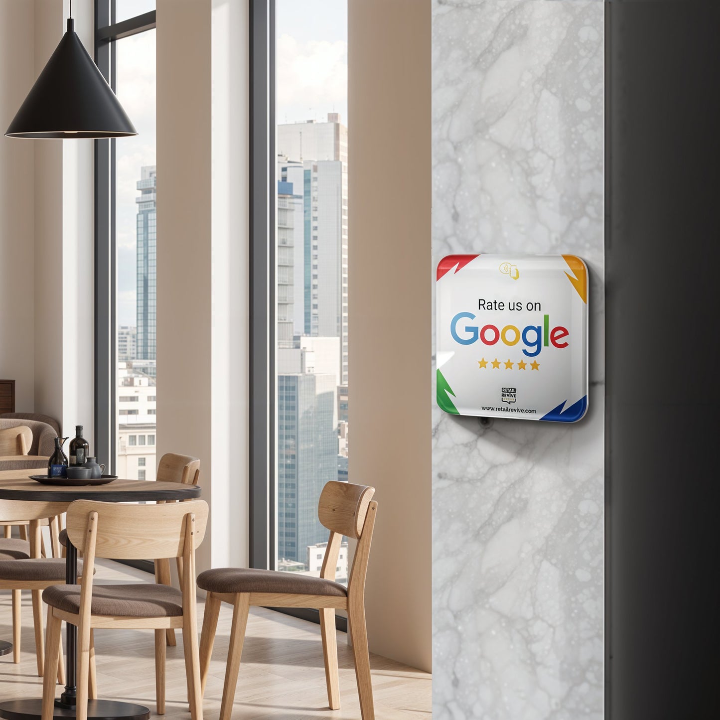 NFC Plaques for Restaurants, Food Trucks, Services...